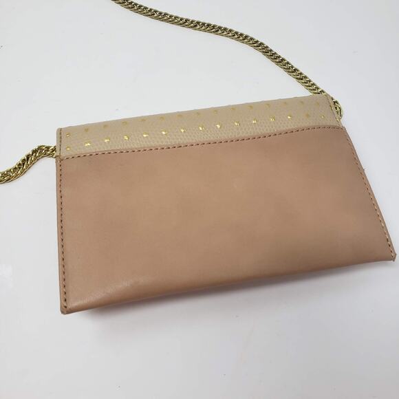 Danielle Nicole Leather Gold Studded Crossbody Bag - Picture 4 of 6